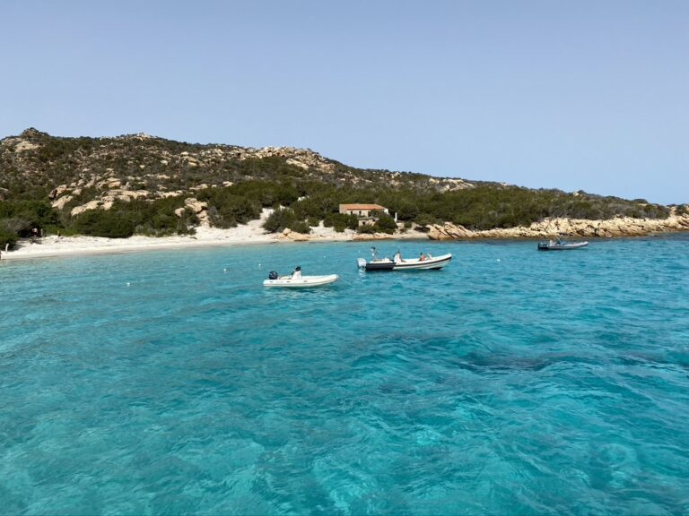 one of the most beautiful beaches in Sardinia during your Vespa tour