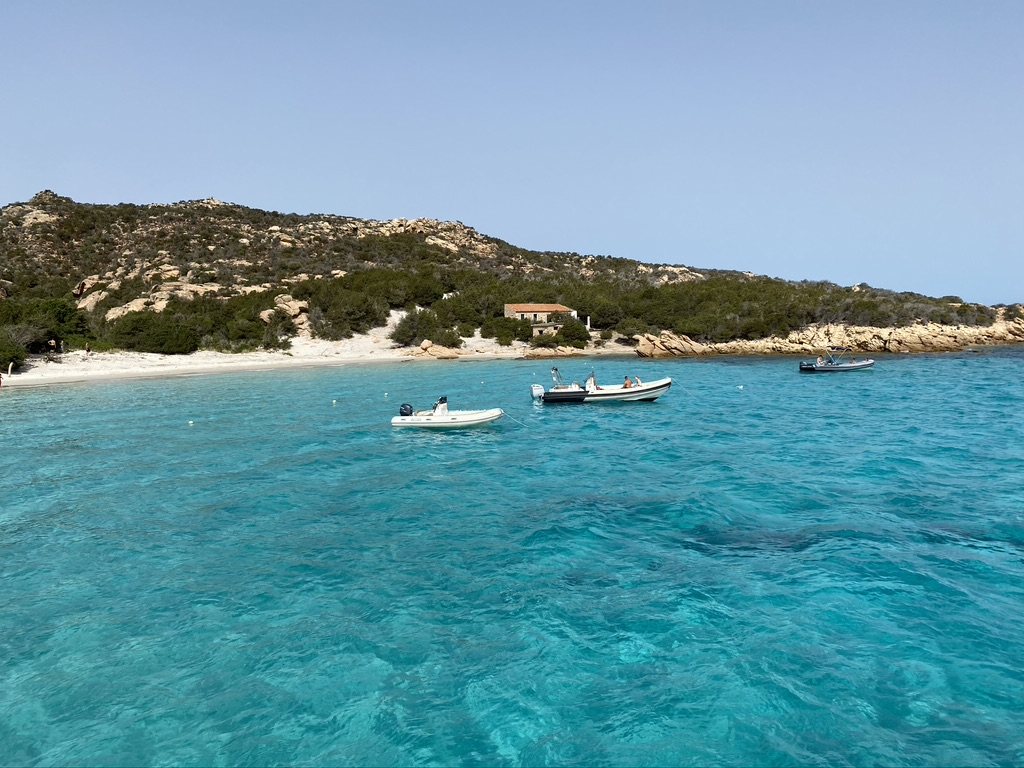 one of the most beautiful beaches in Sardinia during your Vespa tour