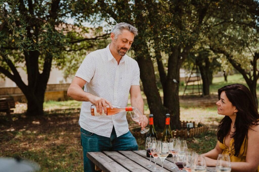 Wine tasting